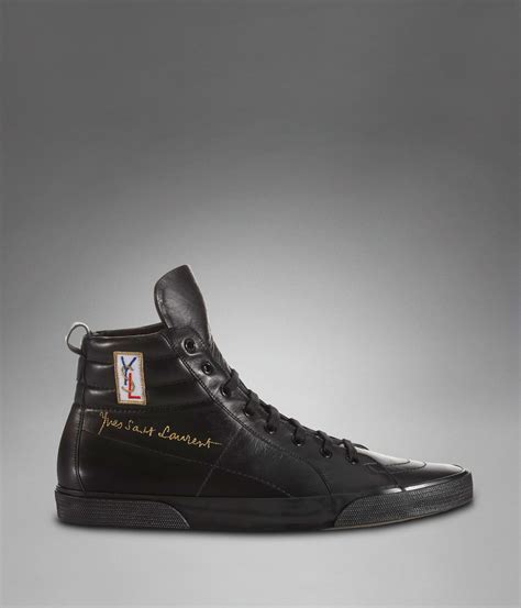 ysl men's shoes high top|YSL men's collection.